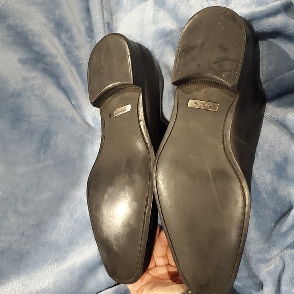 Magnanni black butter soft leather slip on square toe loafer - Picture 6 of 10